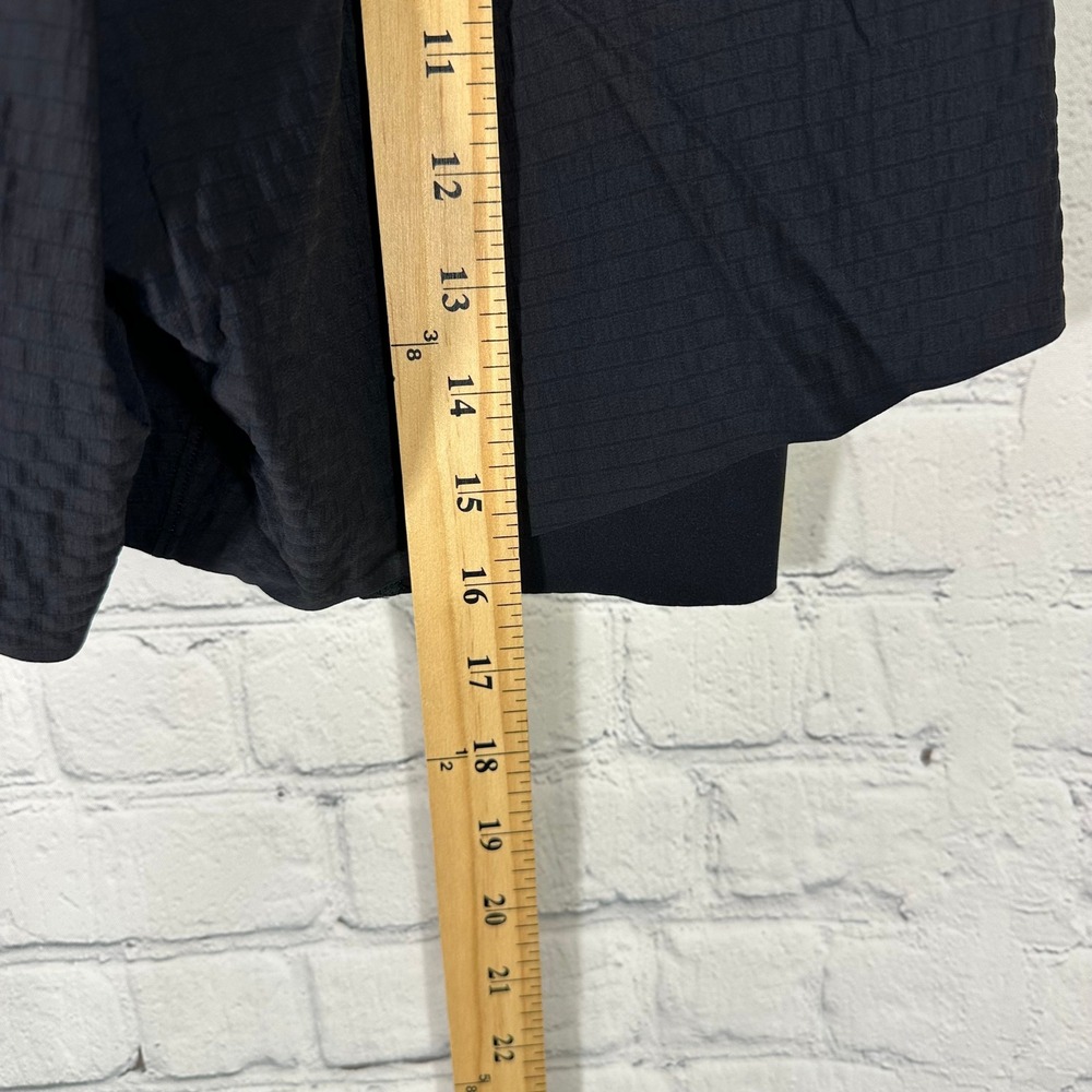 Lululemon Mens Surge Lined Short 6 Seersucker Black LM7AU7S Medium Athleisure - Picture 6 of 9